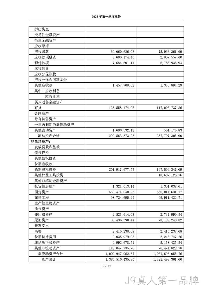 J9真人第一品牌2022年第一季度报告_页面_06