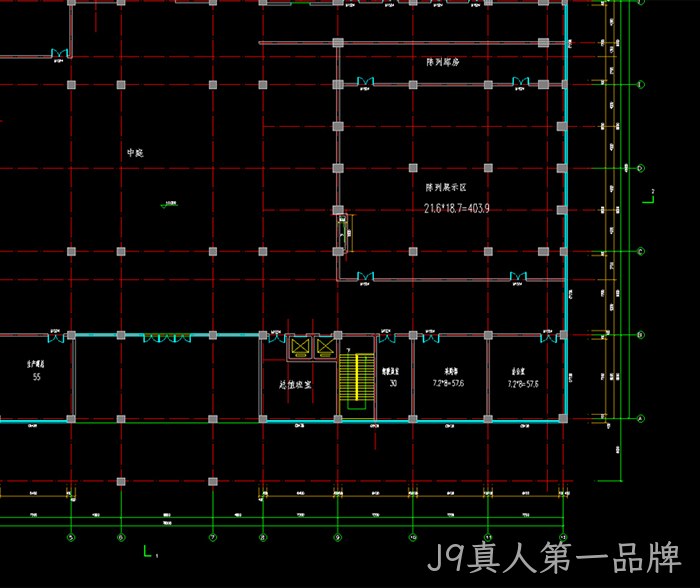 研发大楼平面图样式